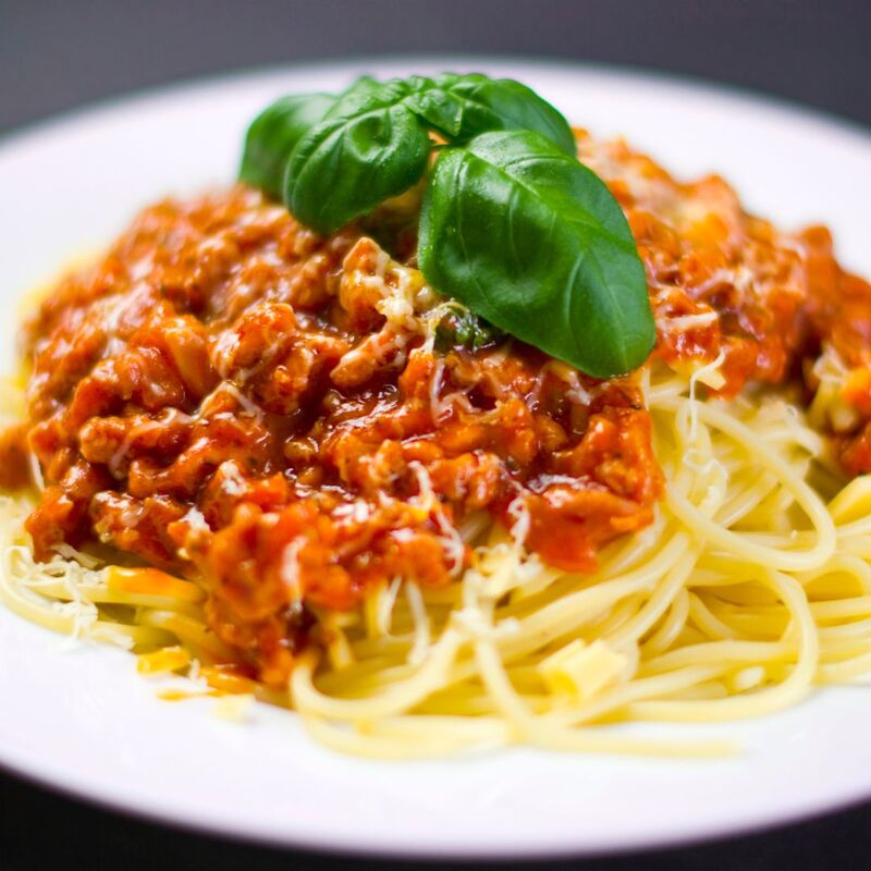 Macarrão com Carne Moída