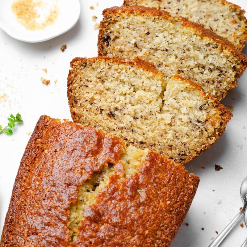 bolo de Banana com Aveia