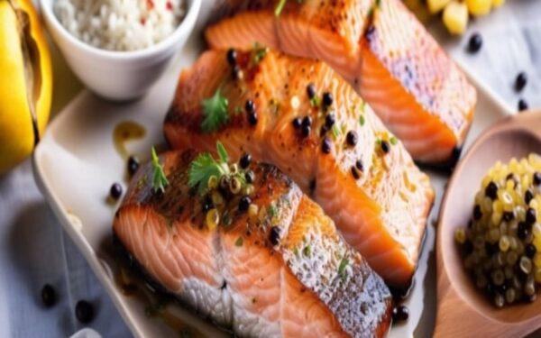 Salmão ao Molho de Maracujá