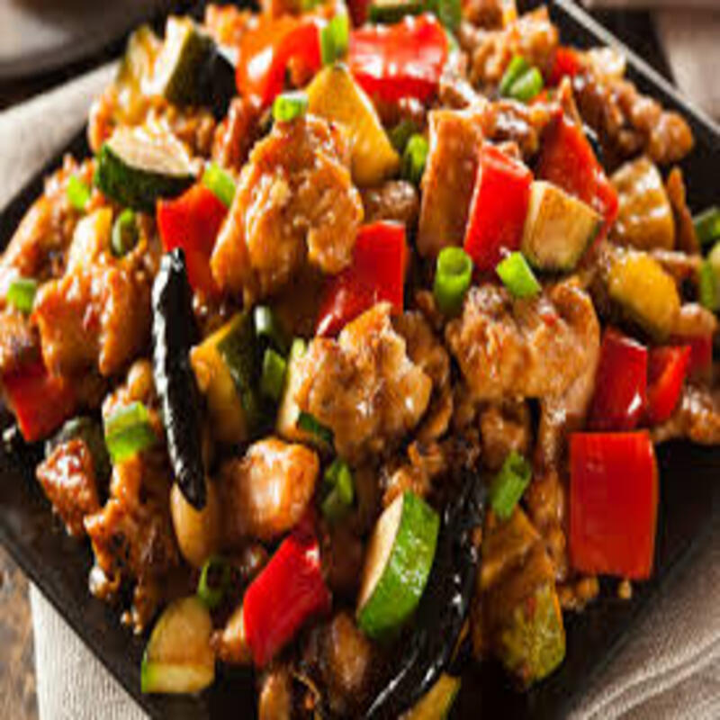 Como fazer frango xadrez com legumes
