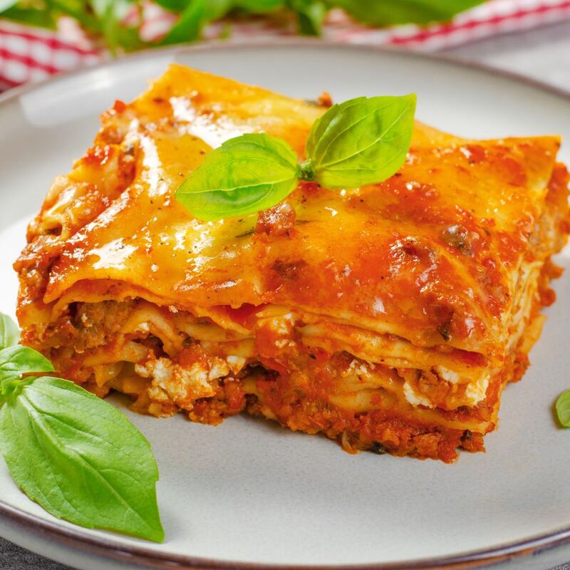 Receita de lasanha à bolonhesa