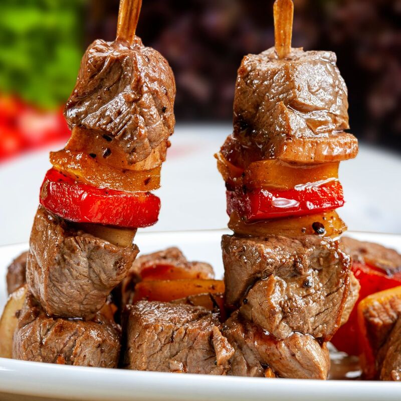 como fazer um espetinho de carne